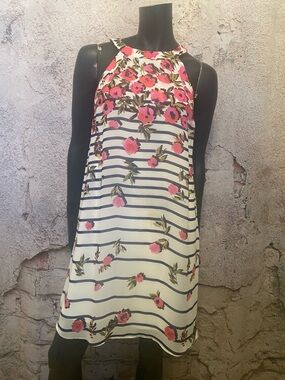 Betsey Johnson Sheer Poppy/Stripe
Dress